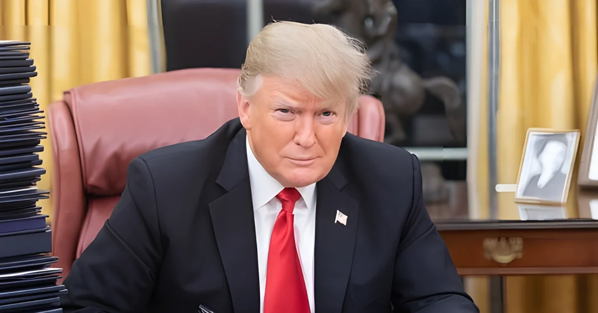 The U.S. Supreme Court building with white marble columns and steps, featuring news vans and reporters in the foreground covering the major tariff ruling.